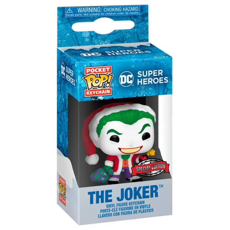 Pocket POP Prívesok na kľúče DC Comics Holiday The Joker Exclusive termékfotó