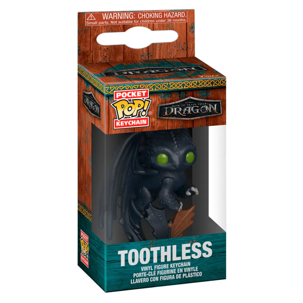 Vrecková Funko POP kľúčenka Deluxe How to Train Your Dragon Toothless produktová fotografia