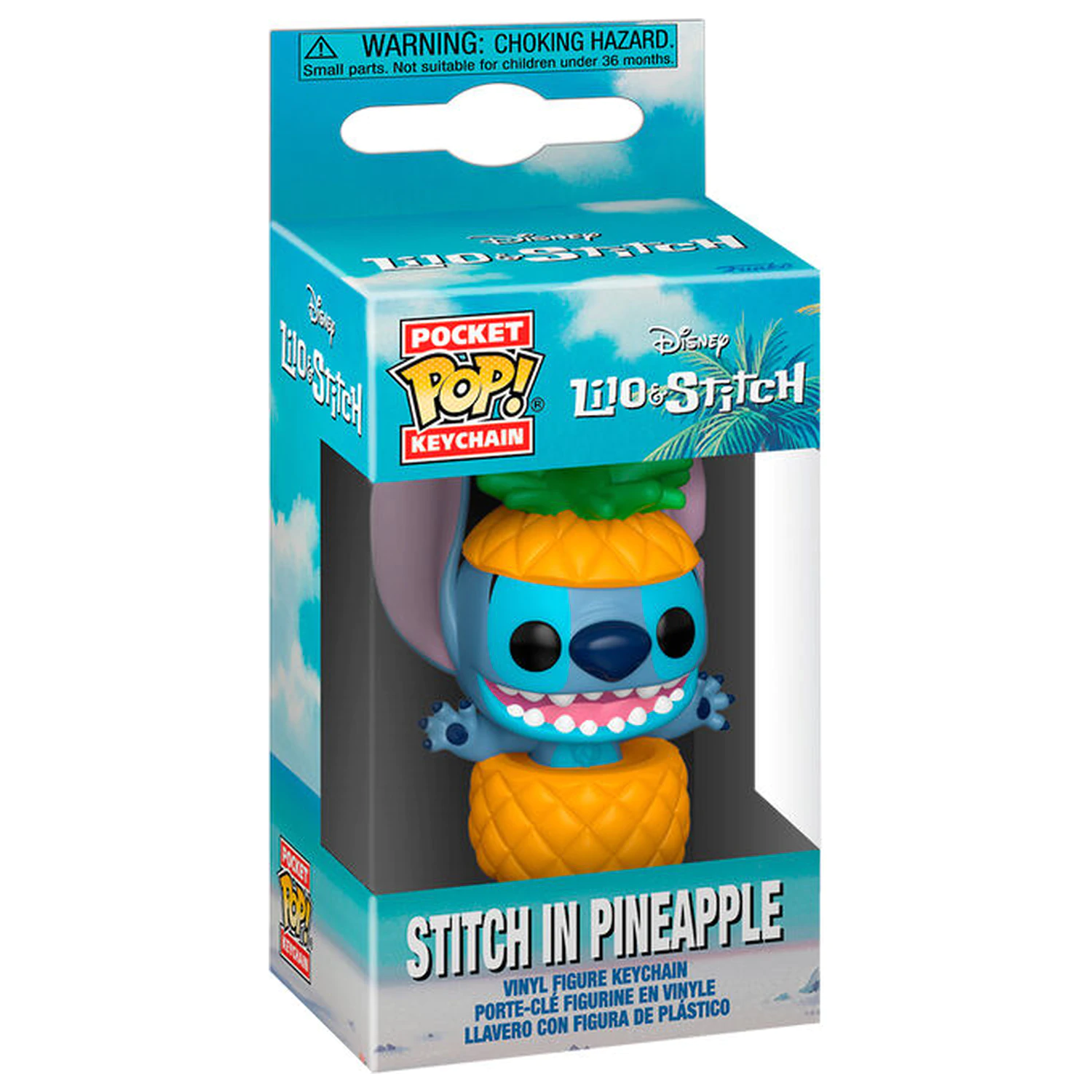 Pocket Funko POP Keychain Disney Lilo & Stitch - Stitch v ananáse produktová fotografia