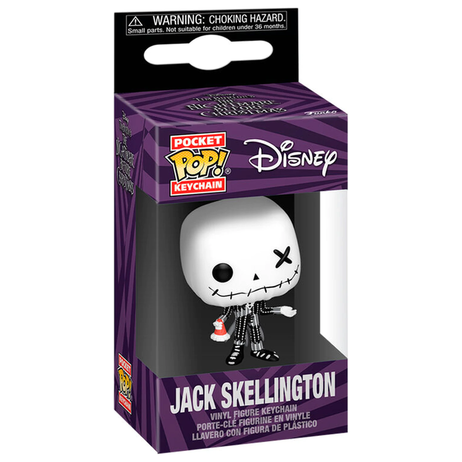 Vrecková Funko POP kľúčenka Disney Nightmare Before Christmas Jack Skellington produktová fotografia