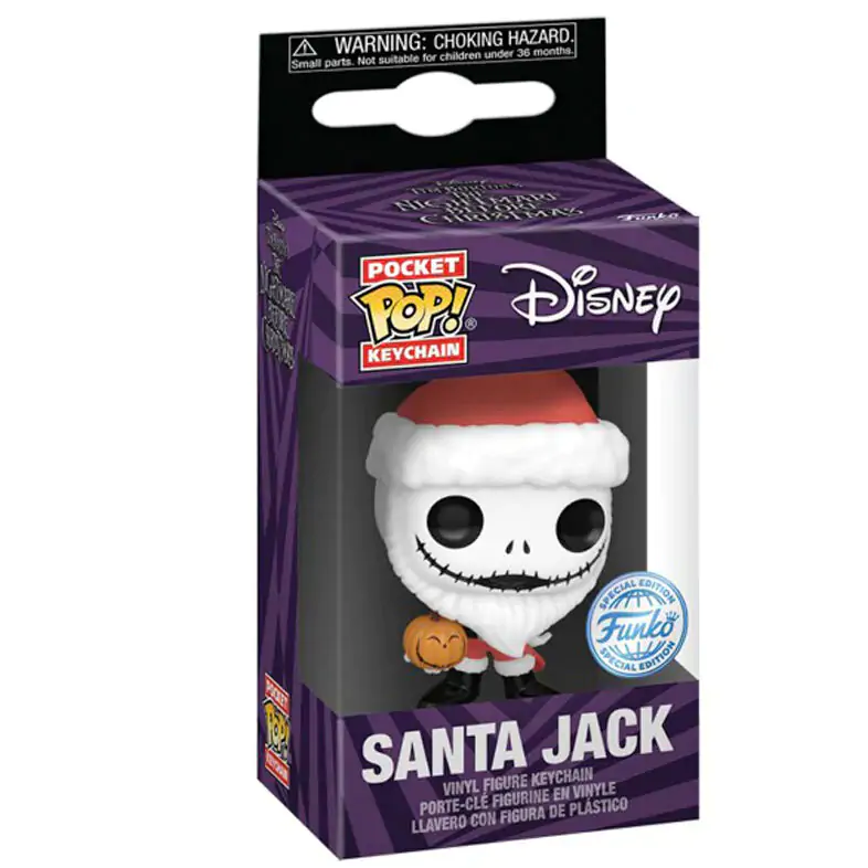 Funko POP Kľúčenka Disney Nightmare Before Christmas Santa Jack Exkluzívne termékfotó