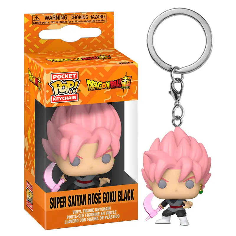 Funko POP Prívesok na kľúče Dragon Ball Super Super Saiyan Rose Goku Black 4 cm termékfotó