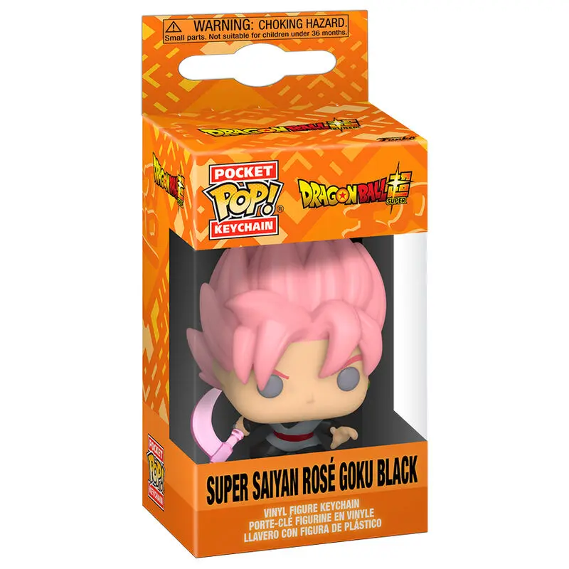 Funko POP Prívesok na kľúče Dragon Ball Super Super Saiyan Rose Goku Black 4 cm termékfotó