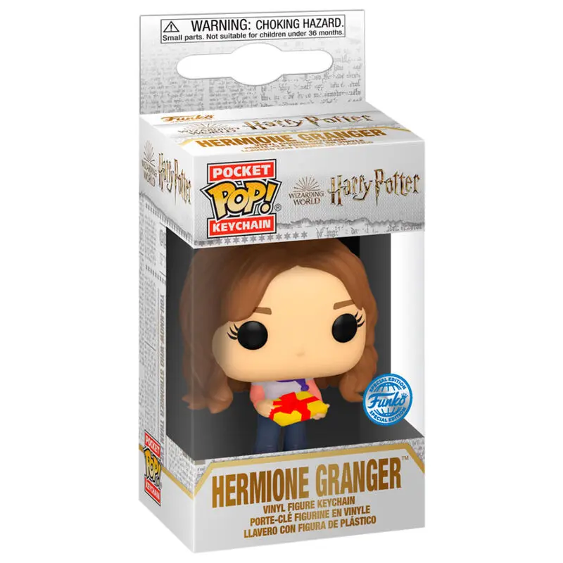 Pocket POP Keychain Harry Potter Holiday Hermione exkluzívne figura 4,5 cm termékfotó