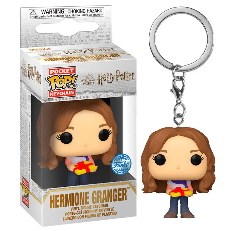 Pocket POP Keychain Harry Potter Holiday Hermione exkluzívne figura 4,5 cm termékfotó