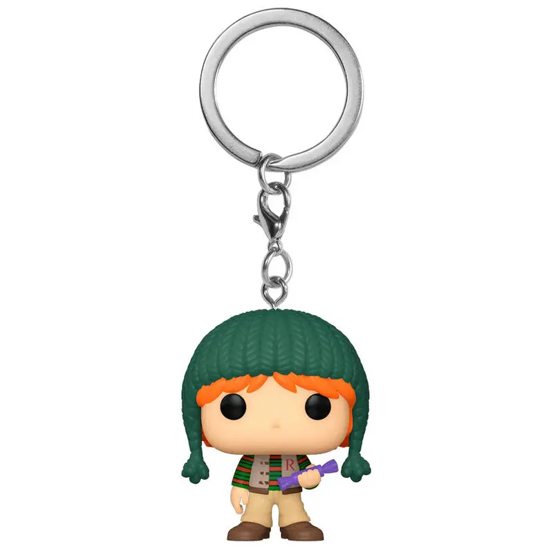 Pocket POP Keychain Harry Potter Holiday Ron exkluzívne figura termékfotó