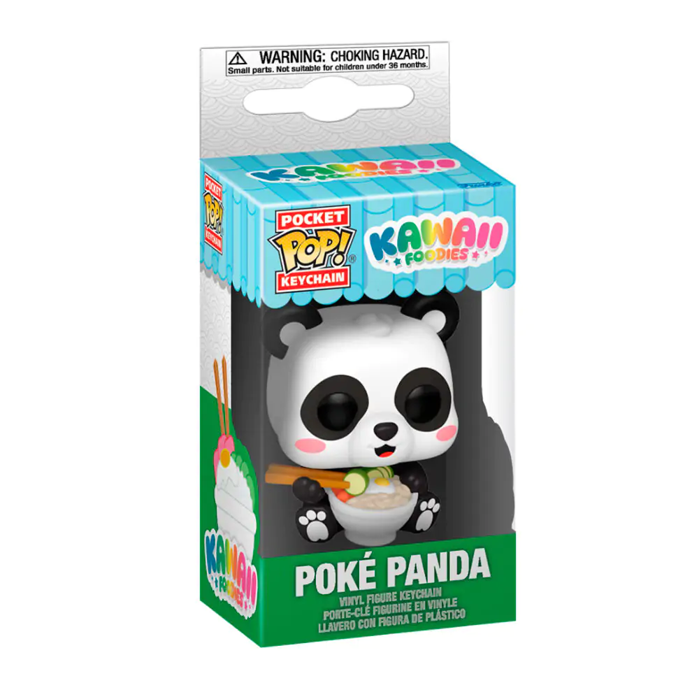 Pocket Funko POP Keychain Kawaii Foodies Poke Panda Prívesok na kľúče produktová fotografia