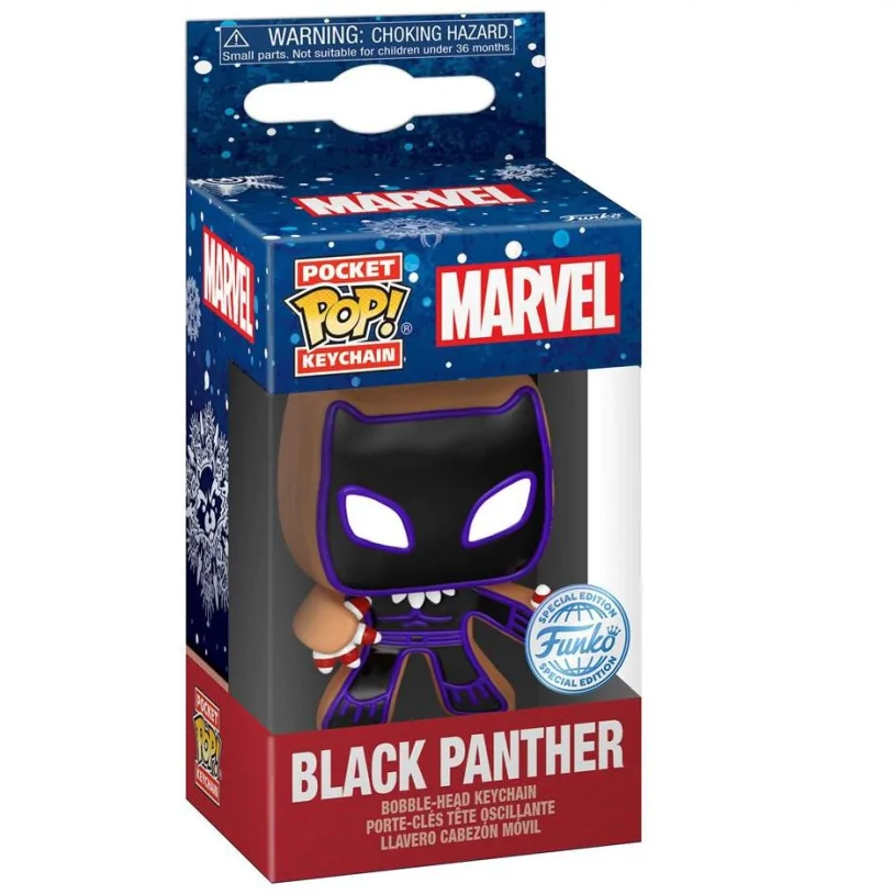 Pocket POP Kľúčenka Marvel Holiday Black Panther exkluzívne termékfotó