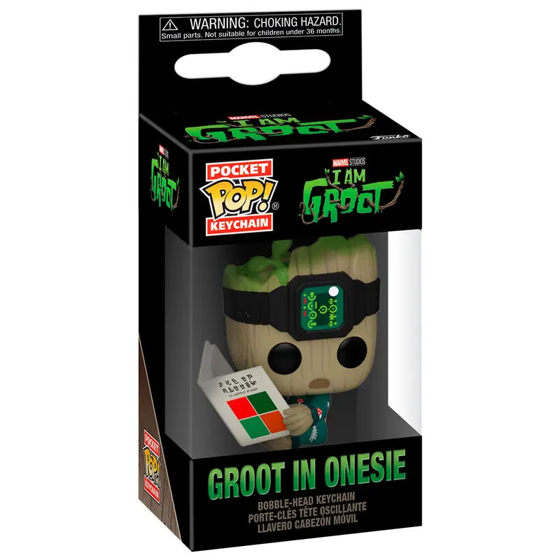 Funko Pocket POP! Kľúčenka Marvel I am Groot - Groot s dupačkami veľ. 9 cm termékfotó