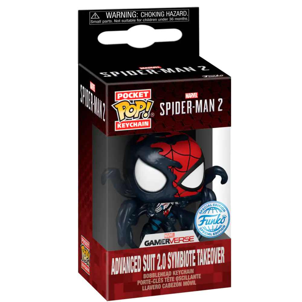 Funko POP Kľúčenka Marvel Spider-Man 2 Advanced Suit 2.0 Symbiote Takeover termékfotó