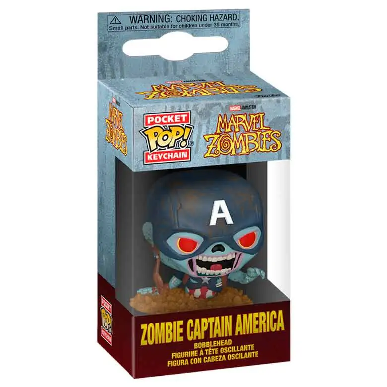 Vreckový Funko POP Keychain Marvel Zombies Zombie Captain America produktová fotografia