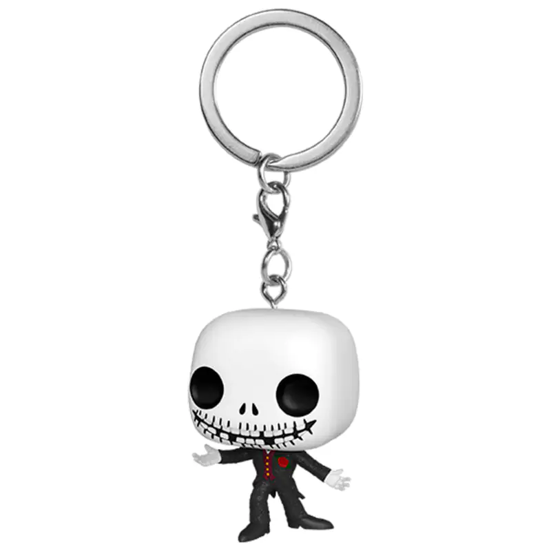 Pocket POP Keychain Nightmare Before Christmas 30th Anniversary Jack Skellington / Prívesok na kľúče produktová fotografia