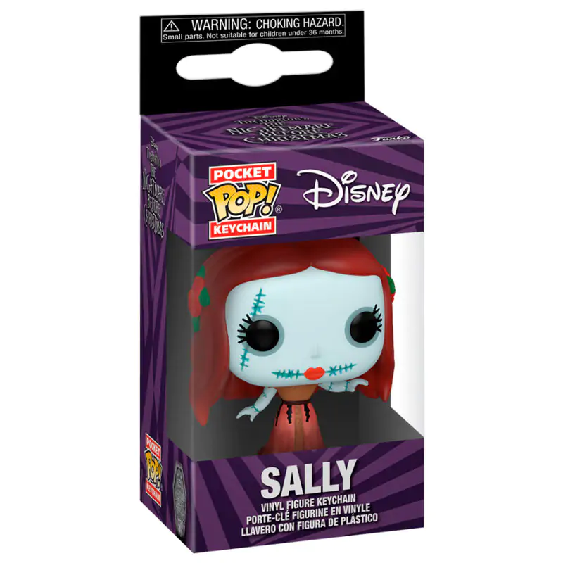 Funkčná prívesková figúrka na kľúče POP! Keychain Nightmare Before Christmas 30th Anniversary Sally 4 cm termékfotó