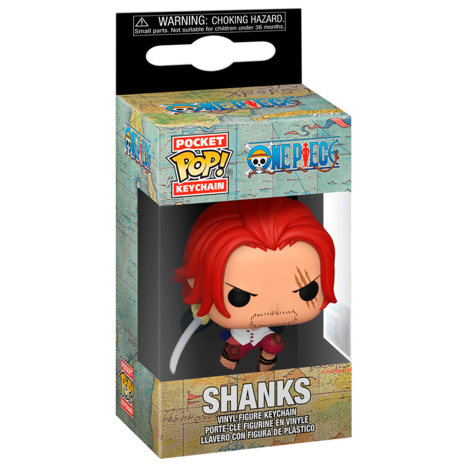 Pocket Funko POP Kľúčenka One Piece Shanks produktová fotografia