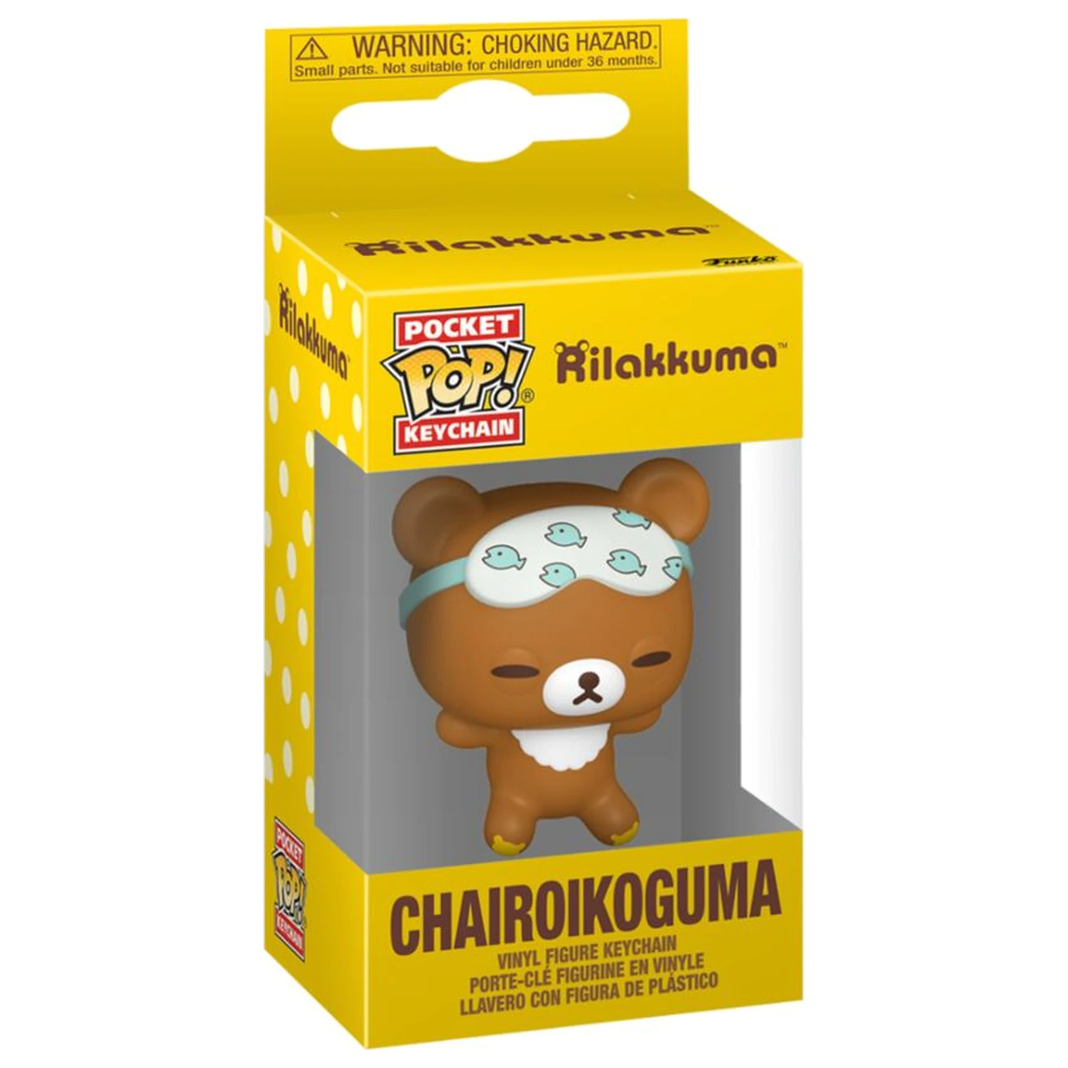 Pocket Funko POP Keychain Rilakkuma Chairoikoguma prívesok na kľúče produktová fotografia