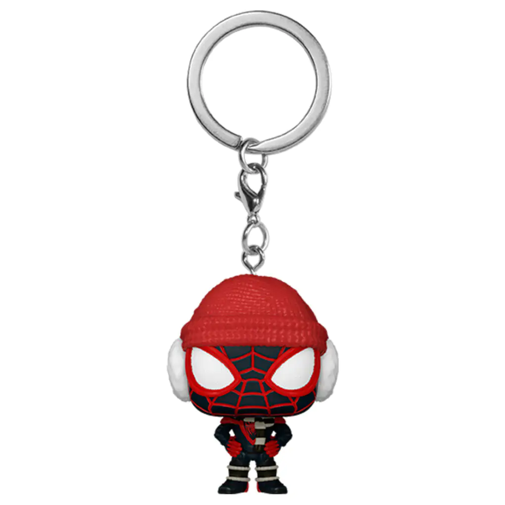 Pocket POP Keychain Marvel Spiderman Miles Morales Winter Miles kľúčenka produktová fotografia