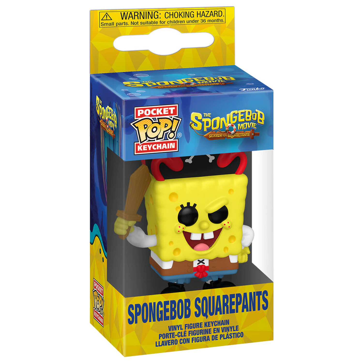 Vreckový Funko POP Keychain SpongeBob Search for Squarepants SpongeBob SquarePants produktová fotografia