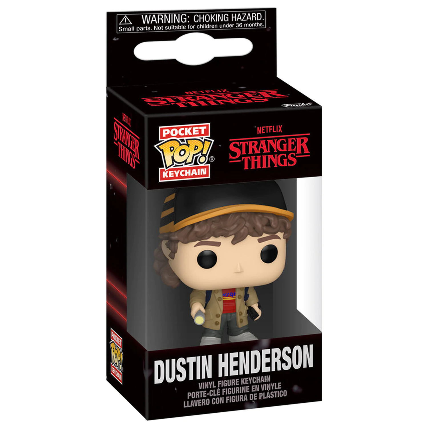 Pocket Funko POP Keychain Stranger Things 5 Dustin Henderson produktová fotografia