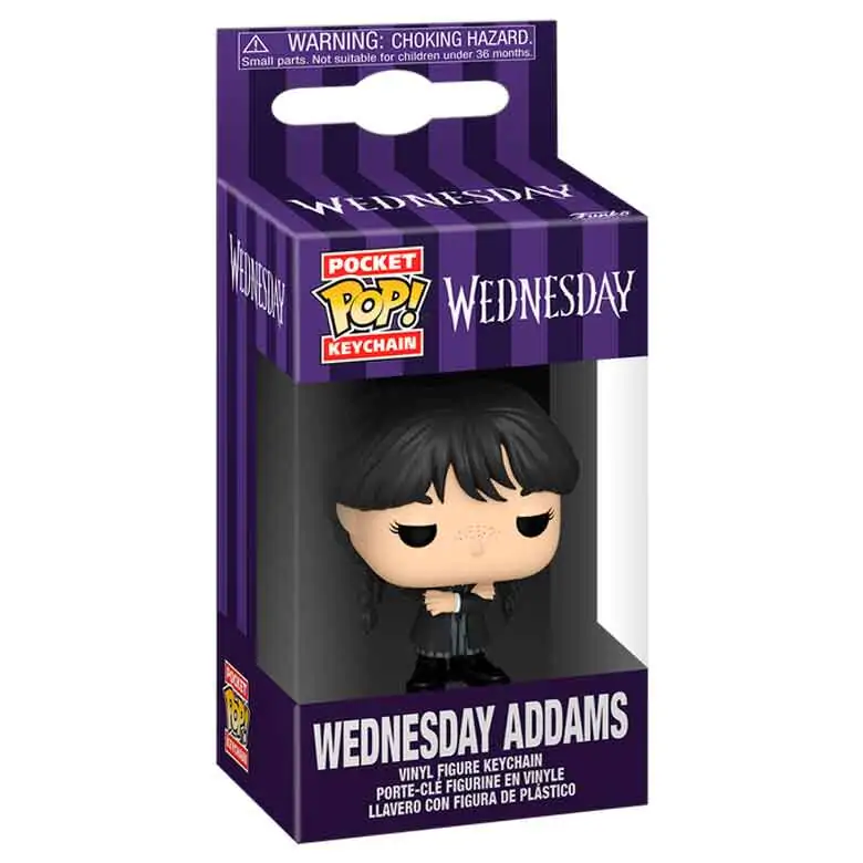 Pocket Funko POP Kľúčenka Wednesday - Wednesday Addams produktová fotografia