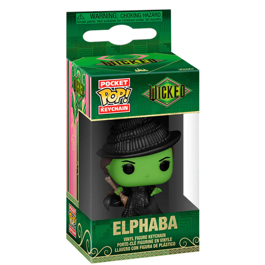Pocket Funko POP prívesok na kľúče Wicked Elphaba produktová fotografia