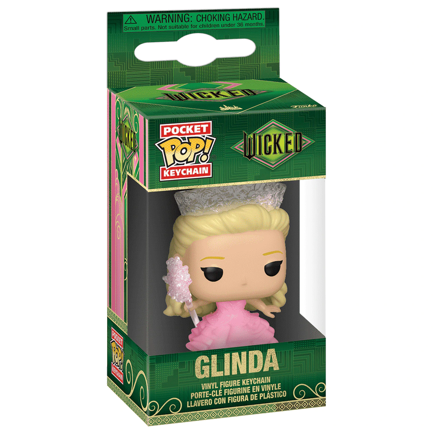 Pocket Funko POP kľúčenka Wicked Glinda produktová fotografia