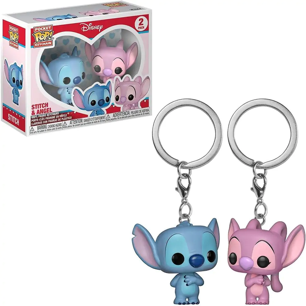 Pocket POP balenie 2 príveskov na kľúče Disney Stitch & Angel termékfotó