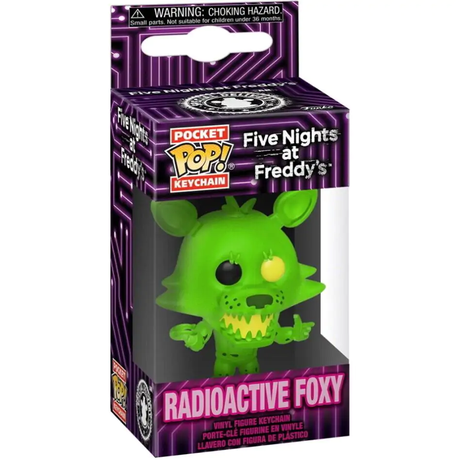 Kľúčenka Pocket POP Five Nights at Freddys Radioactive Foxy termékfotó