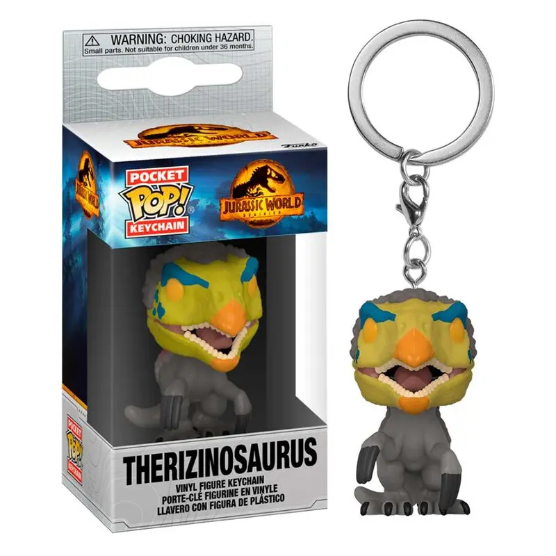 Pocket POP Keychain Jurassic World 3 Therizinosaurus - Kľúčenka produktová fotografia