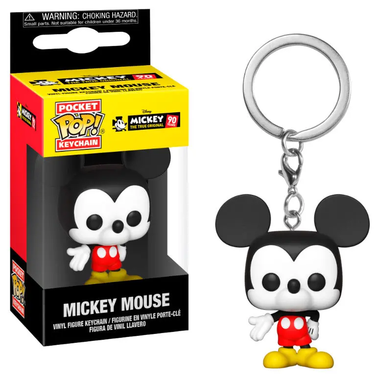 Mickey Maus 90th Anniversary Pocket POP! Vinyl kľúčenka Mickey Mouse 4 cm termékfotó