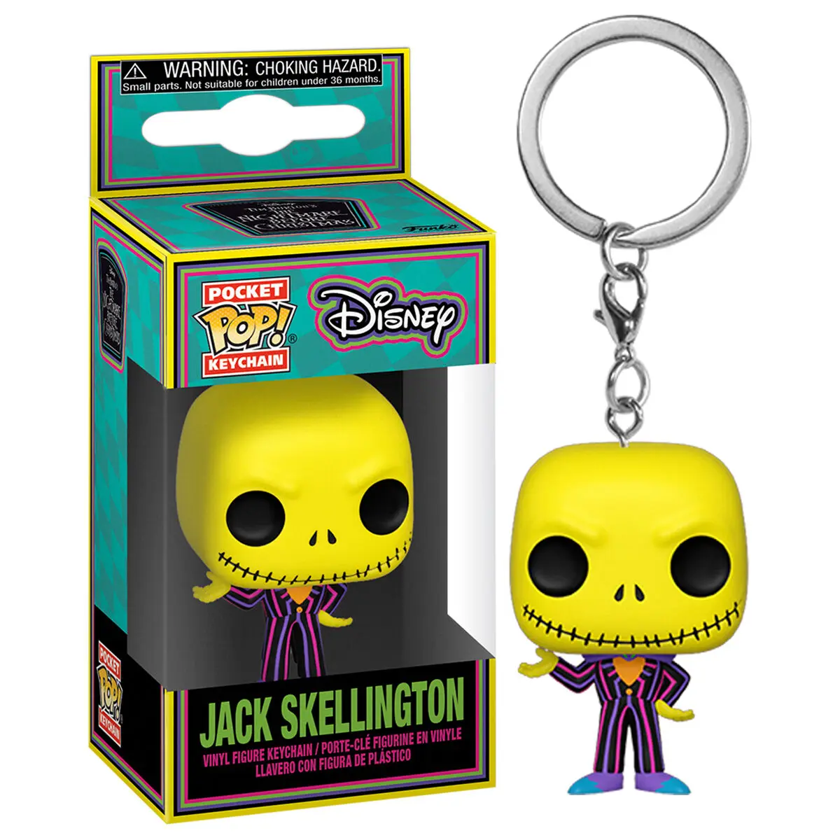 Prívesok na kľúče Pocket POP Keychain Disney Nightmare Before Christmas Jack produktová fotografia