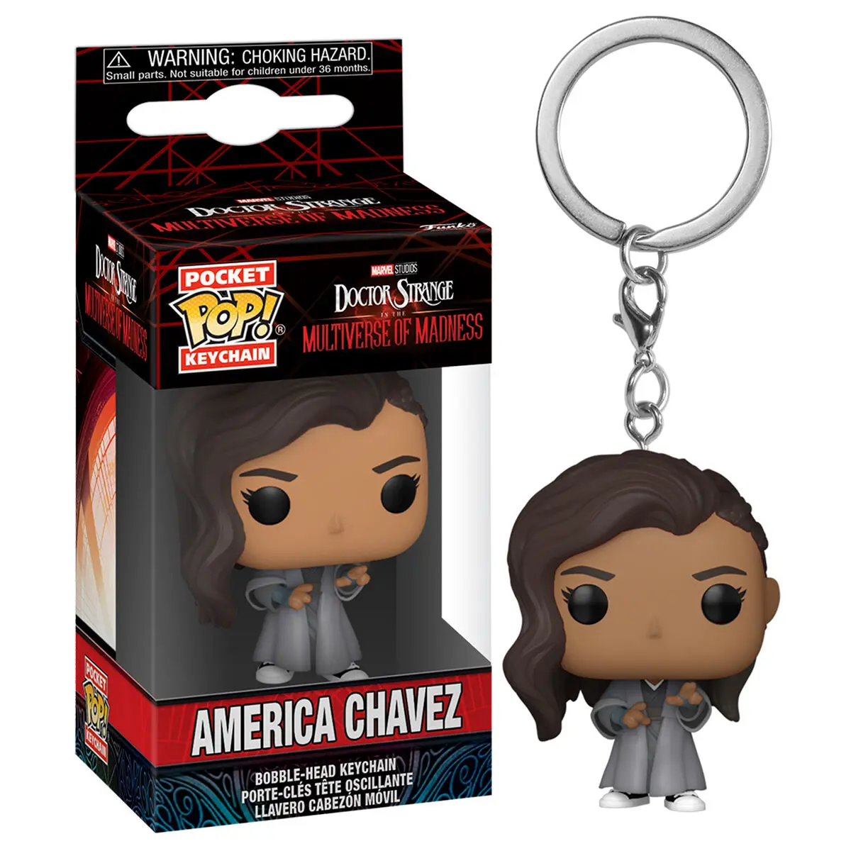 Marvel Doctor Strange America Chavez vreckové POP kľúčenky 4 cm termékfotó