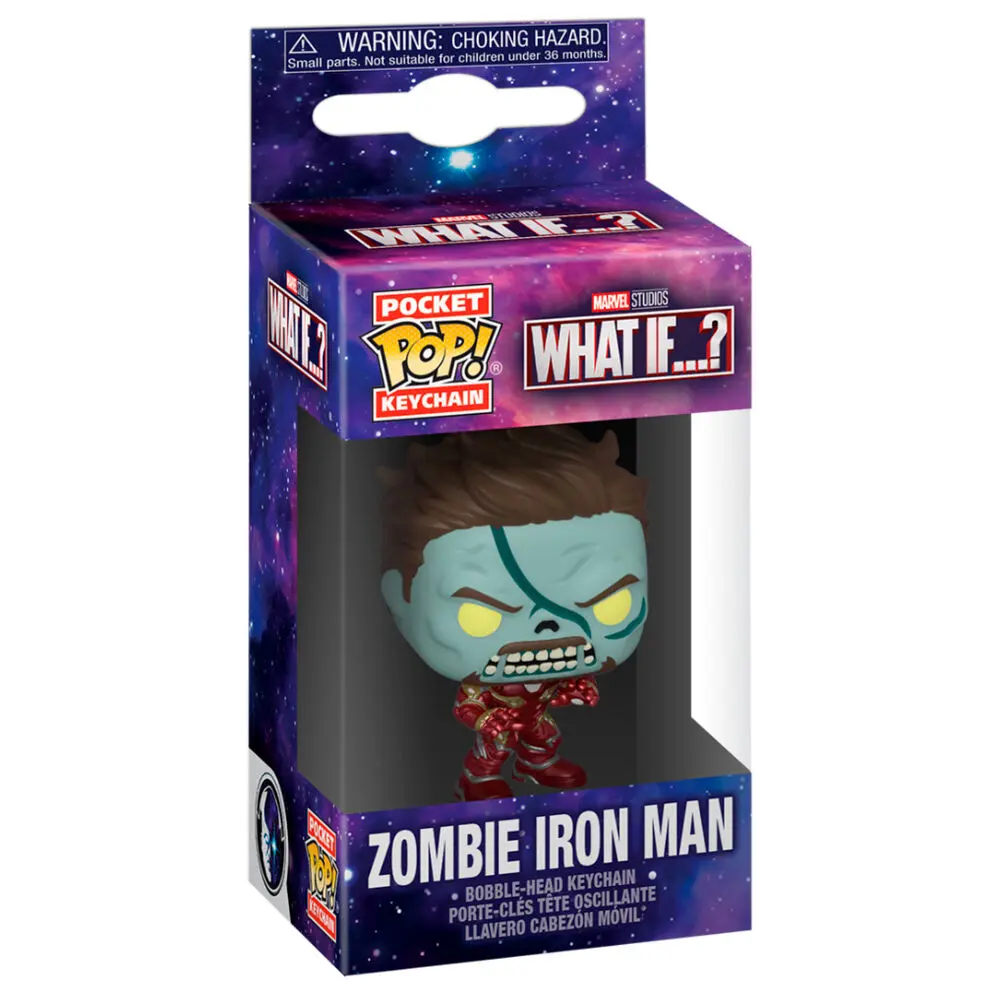 Marvel What If...? Pocket POP! Vinyl Keychains 4 cm Zombie Iron Man Display (12) termékfotó