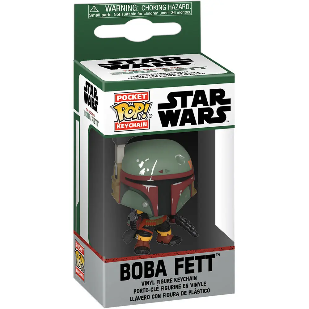 Star Wars The Book of Boba Fett Pocket POP! Vinyl Kľúčenky 4 cm Boba Fett Display (12) termékfotó