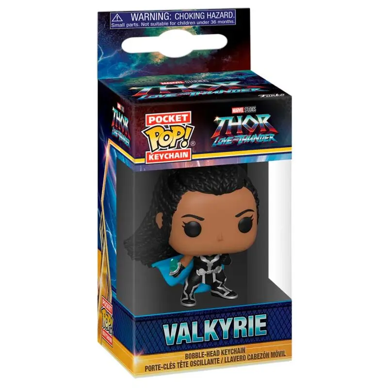 Vrecková POP prívesok na kľúče Marvel Thor Love and Thunder Valkyrie termékfotó