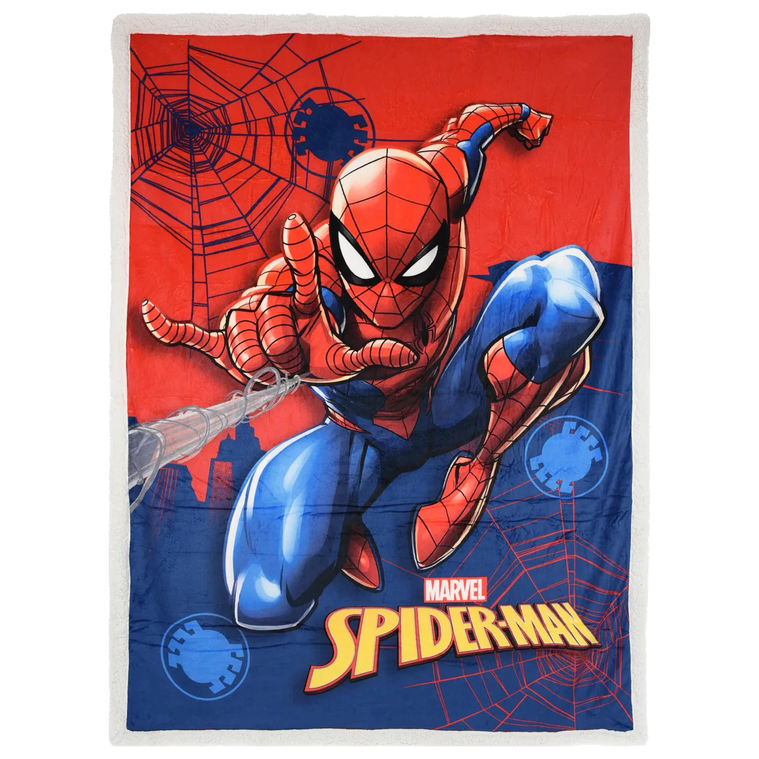 Spider-Man Action sherpa deka 140x190 cm produktová fotografia