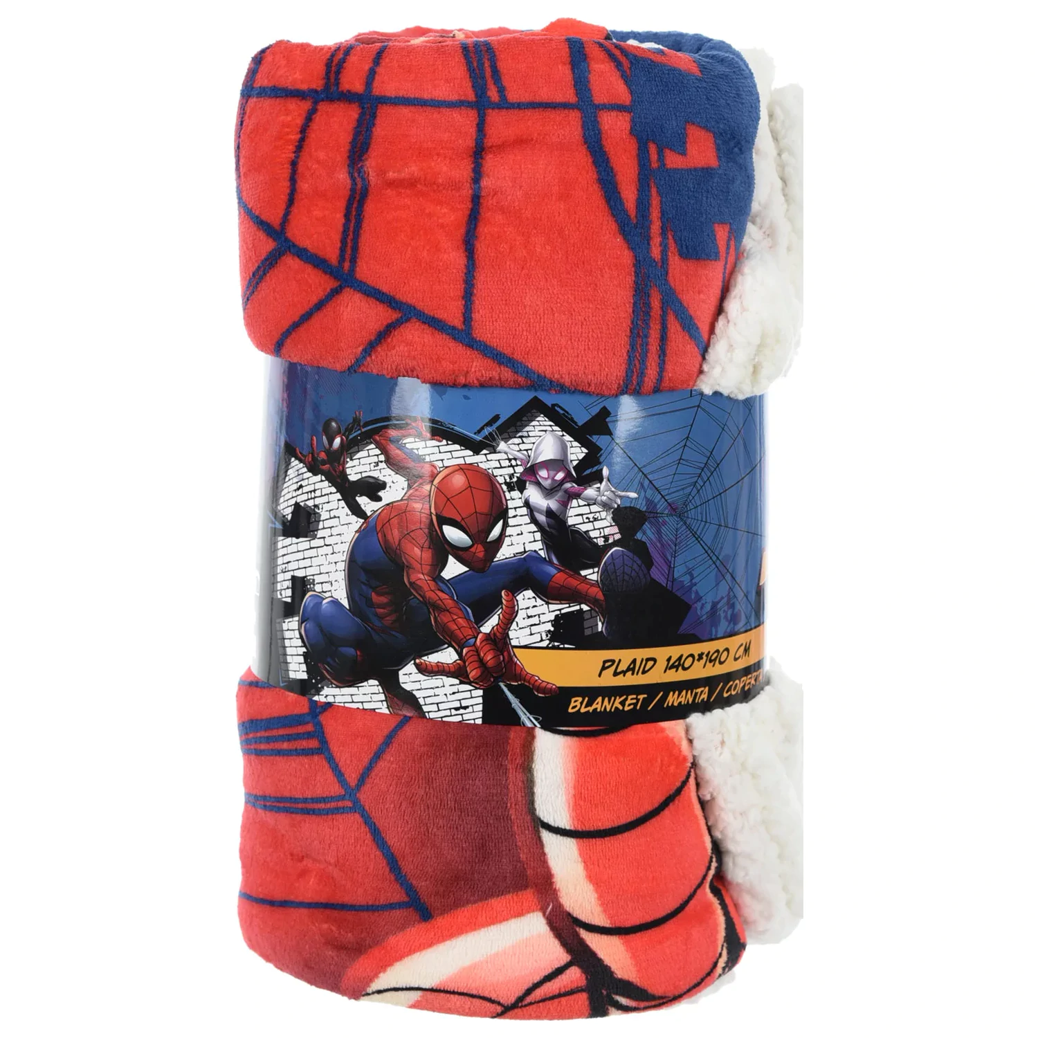 Spider-Man Action sherpa deka 140x190 cm produktová fotografia
