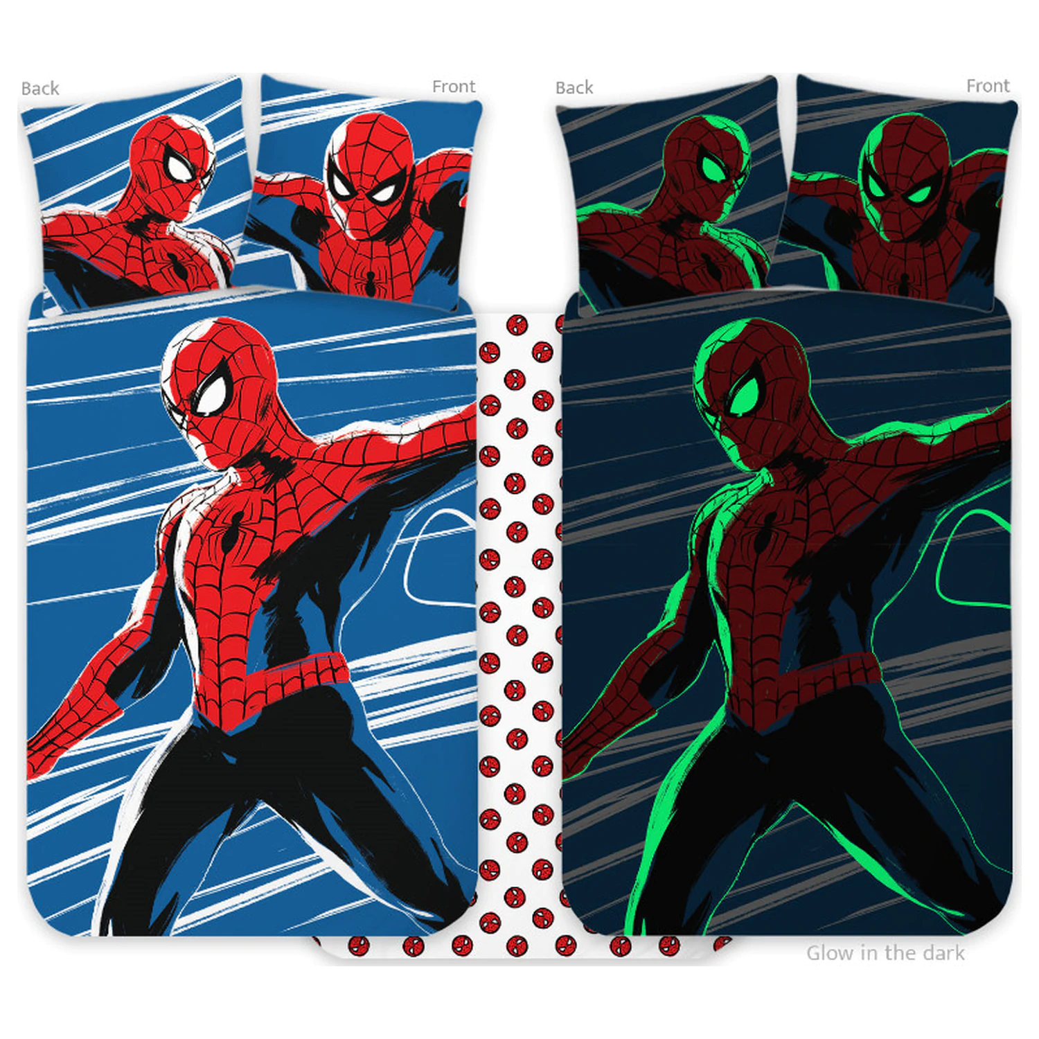 Spider-Man Agility Glow-in-the-Dark detská obliečka na perinu pre batoľatá produktová fotografia
