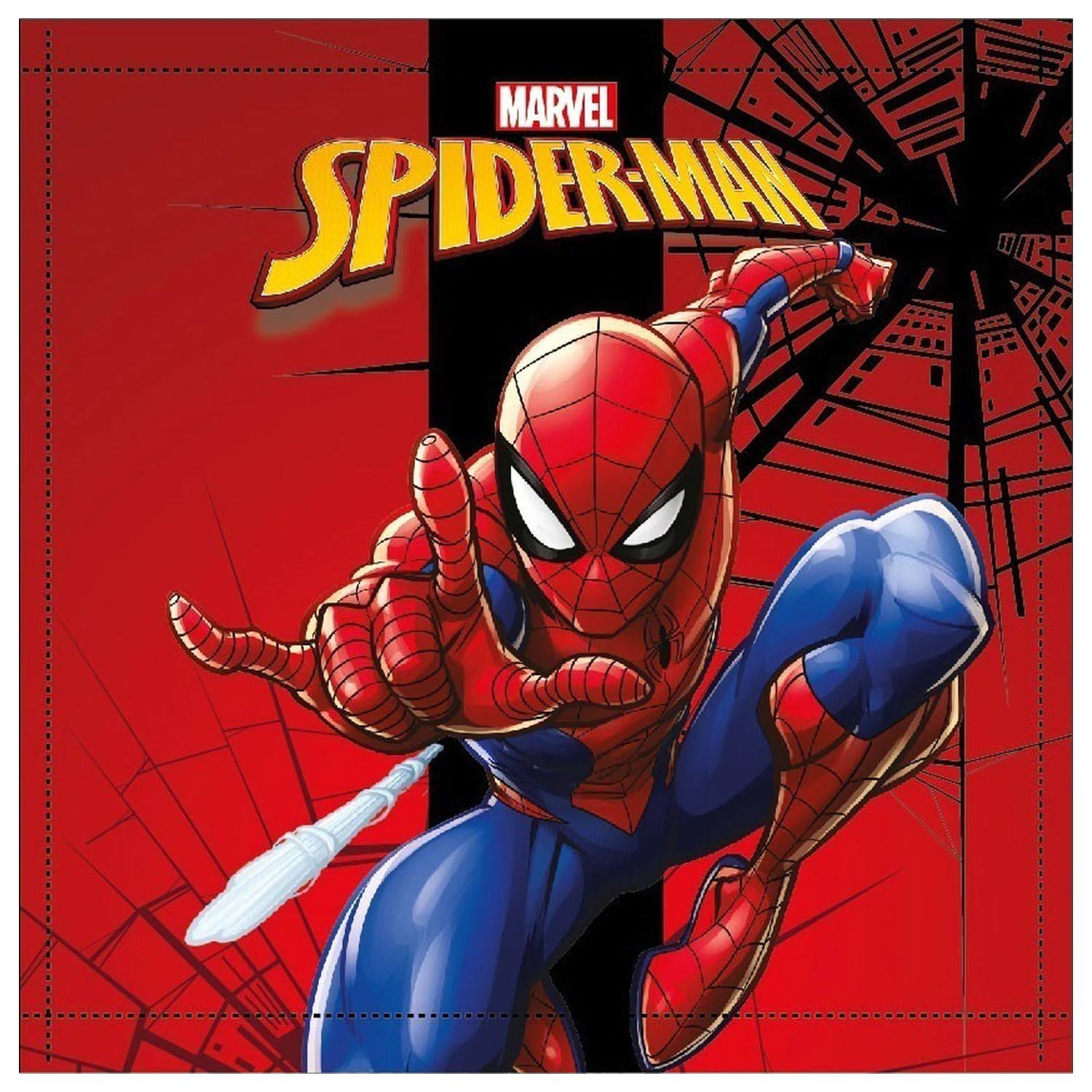 Spider-Man City Swing uterák na ruky, utierka na tvár, uterák 30x30cm produktová fotografia