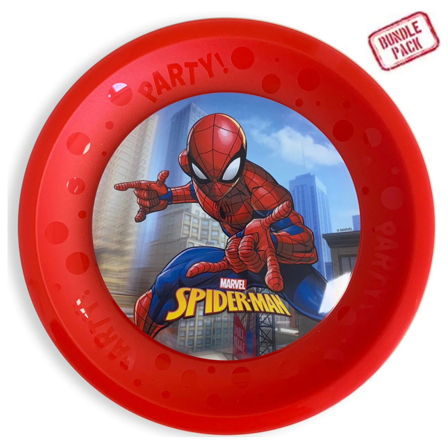 Spider-Man Crime Fighter micro premium plastový plochý tanier 4-dielna súprava 21 cm produktová fotografia