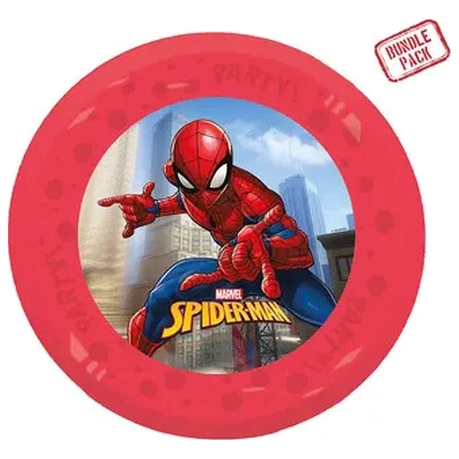 Spider-Man Crime Fighter micro premium plastový plochý tanier 4-dielna súprava 21 cm produktová fotografia