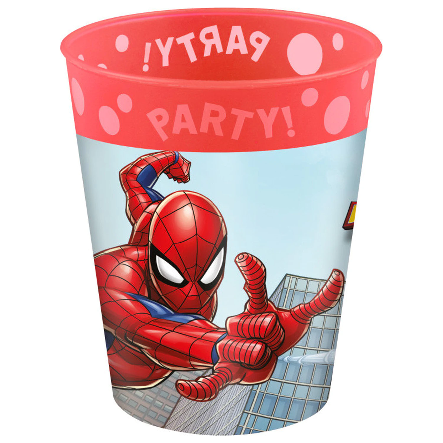 Spider-Man Crime Fighter micro premium plastová sada štyroch pohárov, 250 ml produktová fotografia