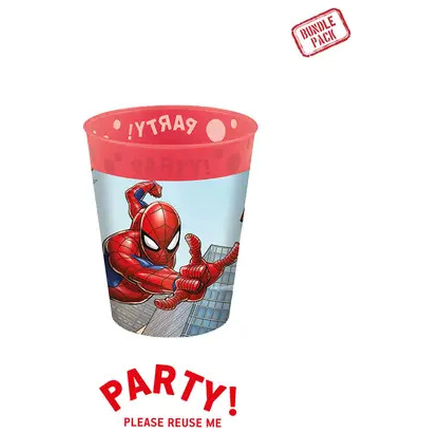 Spider-Man Crime Fighter micro premium plastová sada štyroch pohárov, 250 ml produktová fotografia
