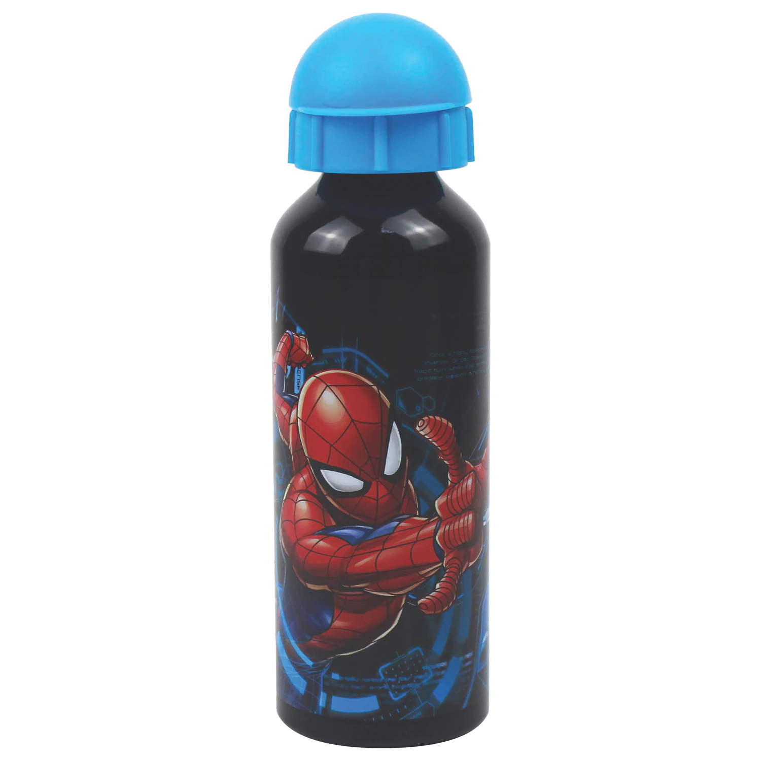 Spider-Man Tmavá hliníková fľaša na vodu s uzáverom na pitie 520 ml produktová fotografia
