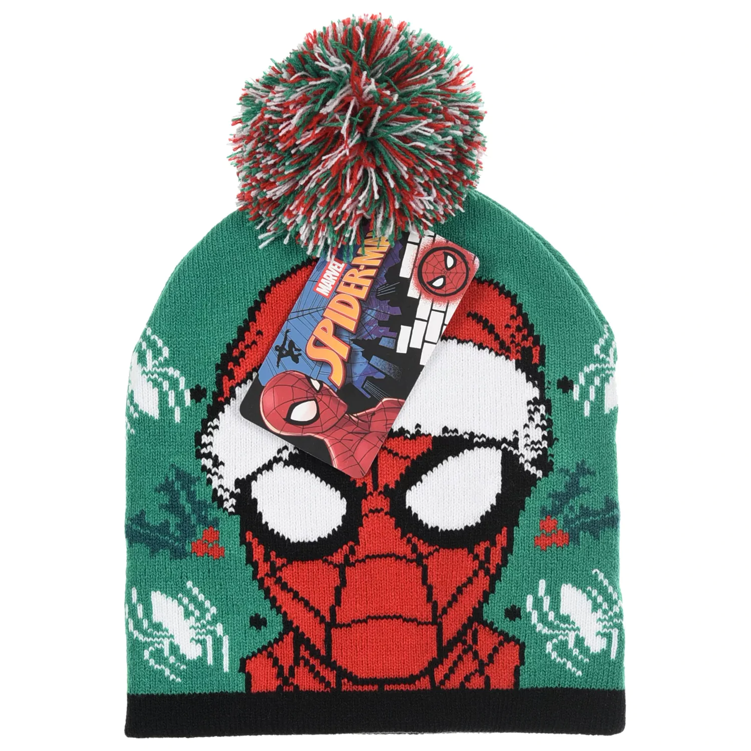 Spider-Man zelená čiapka vianočná detská beanie 52 cm produktová fotografia
