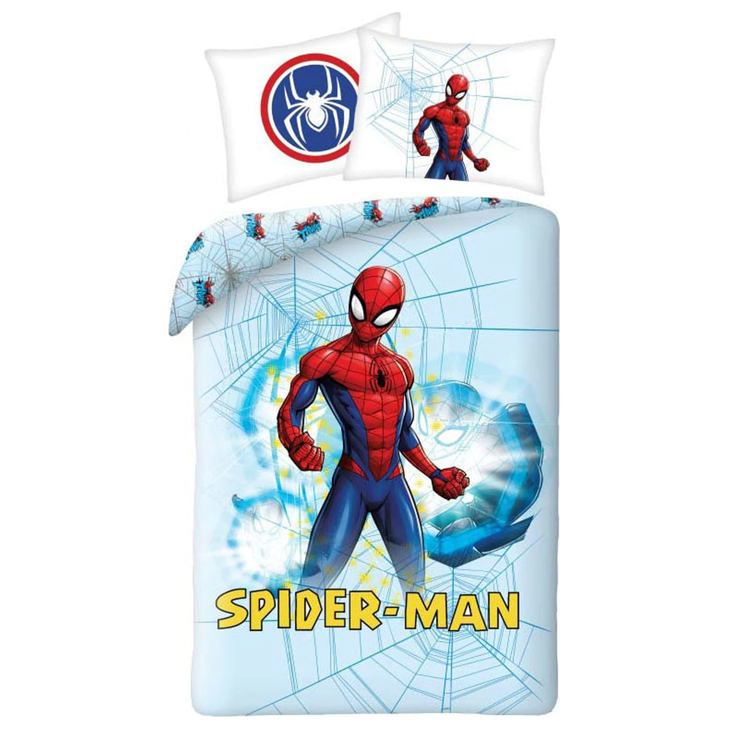 Spider-Man svetlomodrý obliečka na perinu produktová fotografia