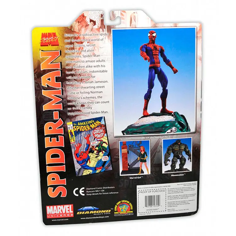 Marvel Select Akčná figúrka Klasický Spider-Man 18 cm termékfotó