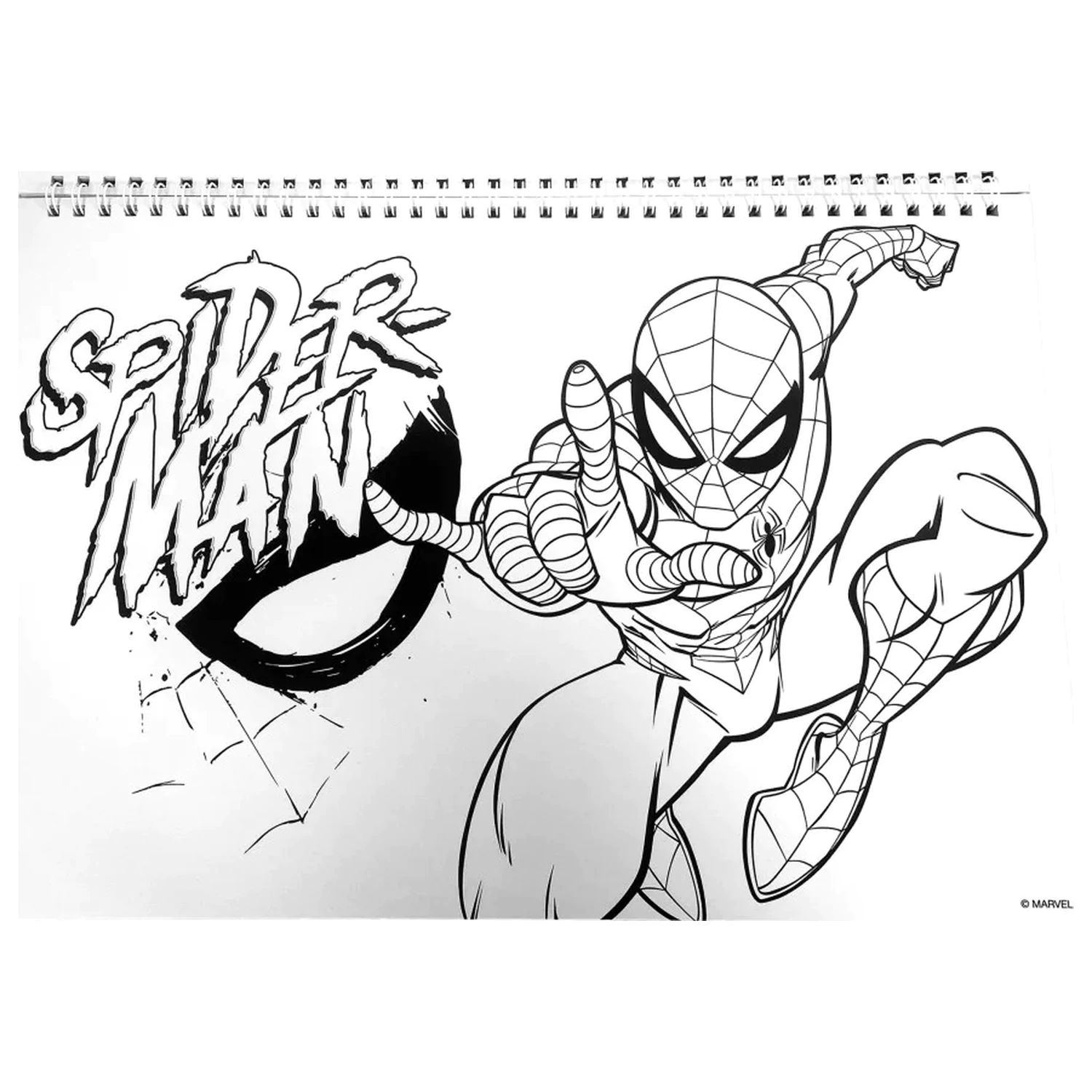 Spider-Man Miles Morales A4 špirálový skicár 40 listov s nálepkami produktová fotografia