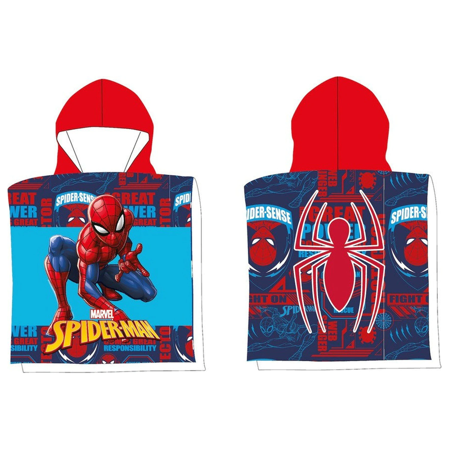 Spider-Man Spider-Sense plážové pončo osuška 50x100 cm produktová fotografia