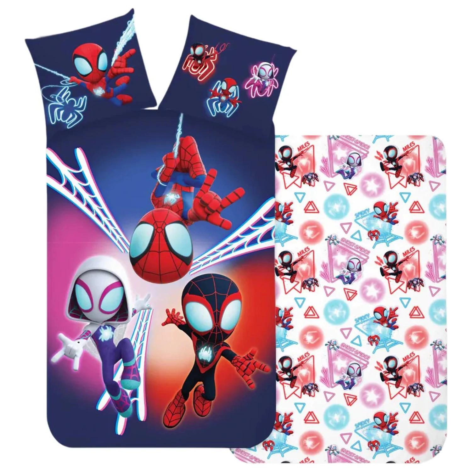 Spiderman Spidey Dark detský, predškolský poťah na paplón produktová fotografia