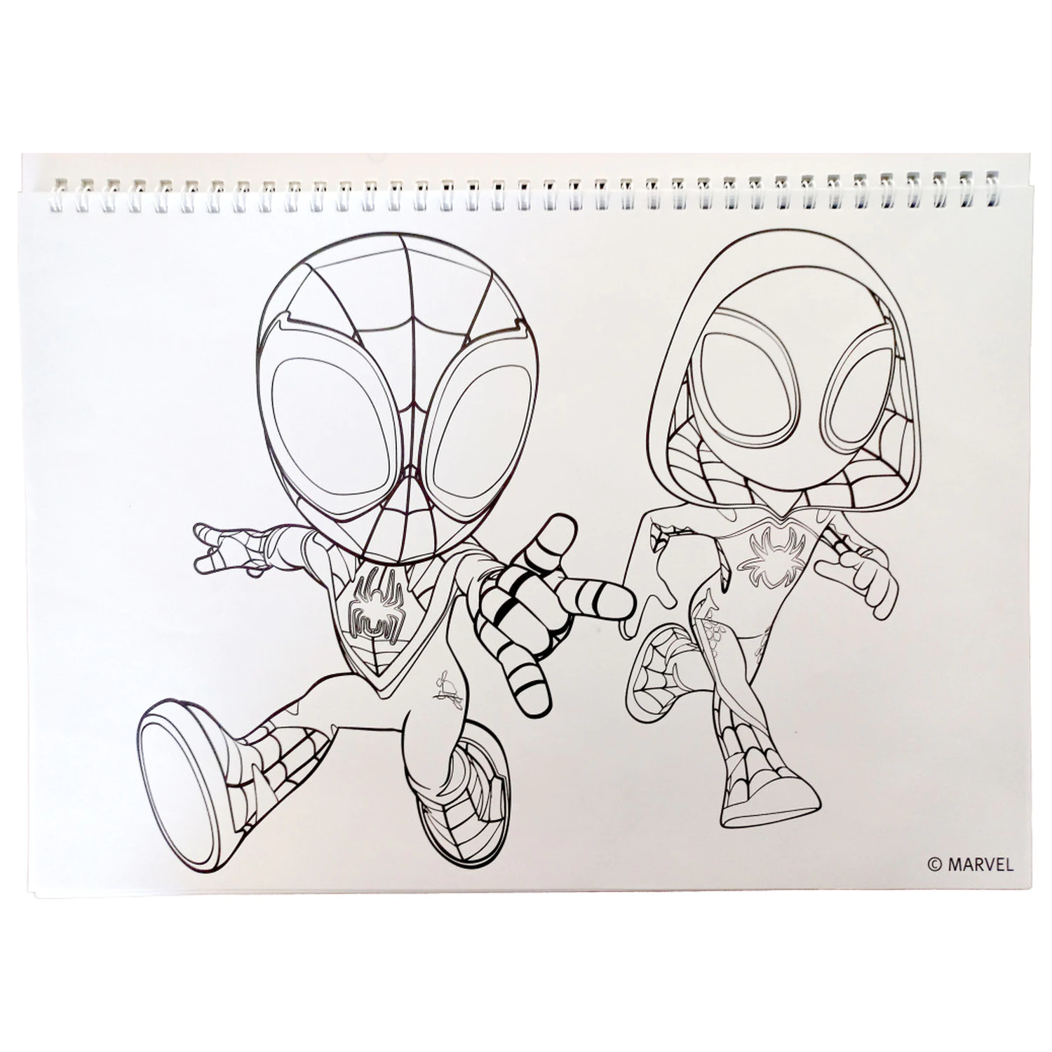 Spider-Man Spidey Dino-Webs A4 špirálový skicár 40 listov s nálepkami produktová fotografia